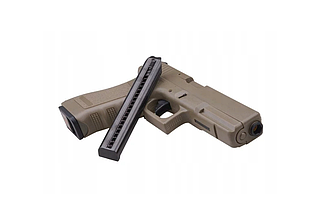 Страйкбольний пістолет Cyma Glock 18C Mosfet Edition AEP CM.030S - TAN (без АКБ)[CYMA] (для страйкболу), фото 6