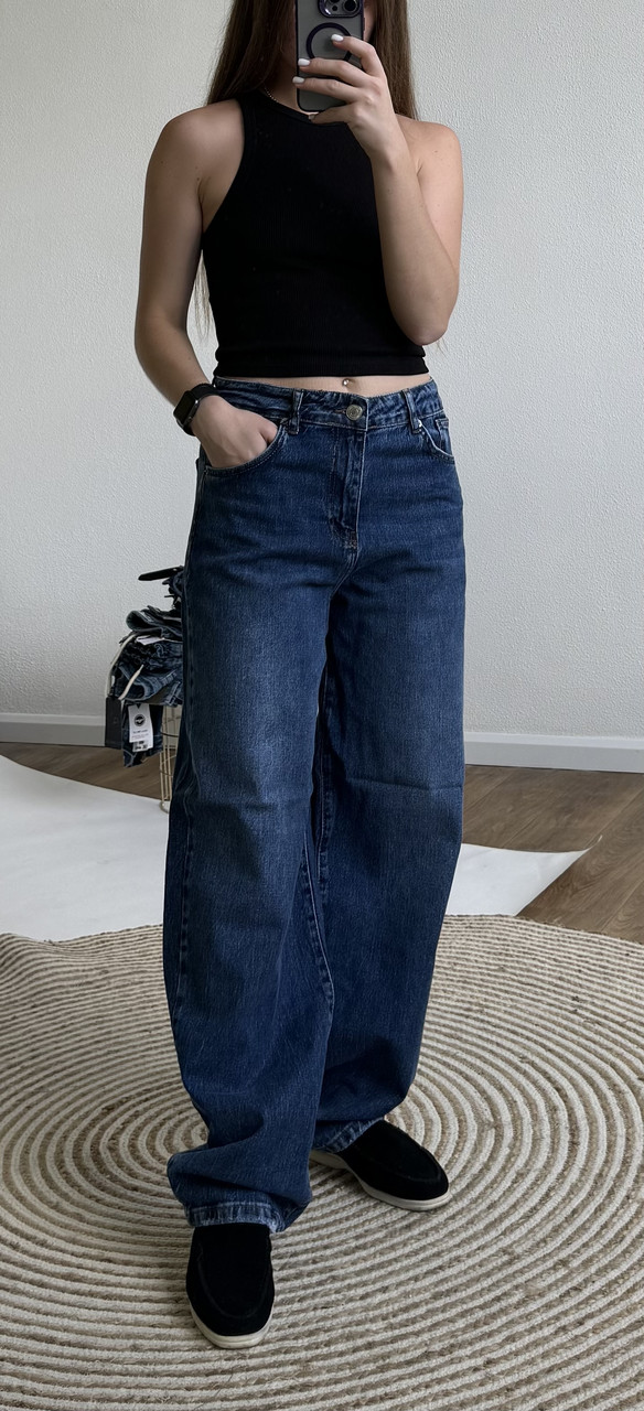 Жіночі стрейчові джинси baggy  Liuzin
