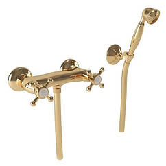 Змішувач для душу вентильний золотий Bugnatese Lady 948