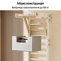 Ігровий спортивний комплекс трансформер Lumpurini Spalliera Svedese Spartaco Maxi. Шведська стінка з гіркою, скеледромом, фото 8