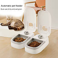 Автоматична годівниця для котів та собак MA-6 - сіра, фото 7