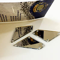 Дзеркальні стрази Розмір 17х38мм