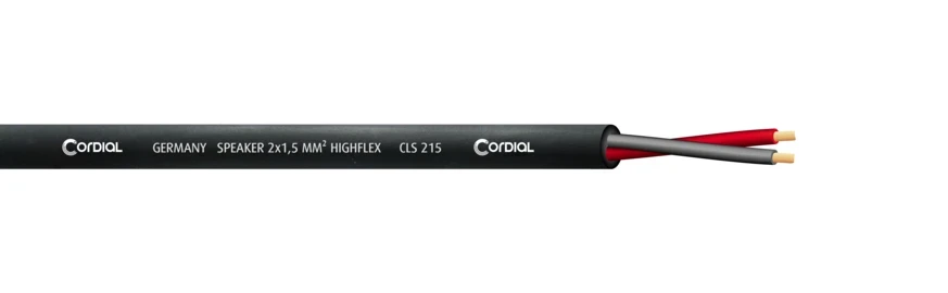 Кабель акустичний Cordial CLS 215 BLACK