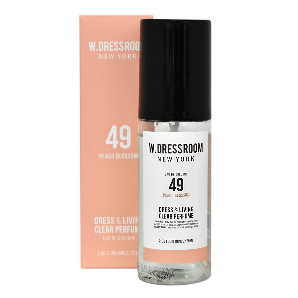 W.Dressroom No.49 Peach Blossom парфумований спрей для текстилю та дому, 70 мл. До 01/2026
