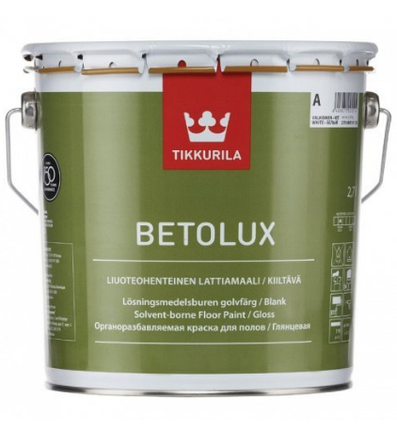 Фарба уретанно-алкідна Tikkurila Betolux База А 0.9 л., фото 1