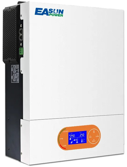 6 кВт Гібридний інвертор зі зниженим рівнем шуму EASUN 6kW 48V ISolar-SMR-II-6KW (6000VA/6000W, Max CH 120A, AC 100) Wi-Fi
