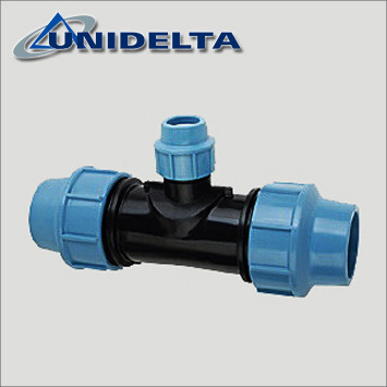 Трійник Unidelta 63х32х63 ПНД, фото 1