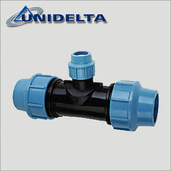 Трійник Unidelta 90х63х90 ПНД