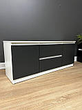 Тумба TV «Сігма» Білий/Антрацит, фото 2