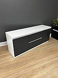 Тумба TV «Сігма» Білий/Антрацит, фото 5