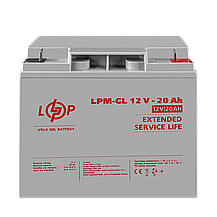 Акумулятор гелевий LPM-GL 12V - 20 Ah, фото 3