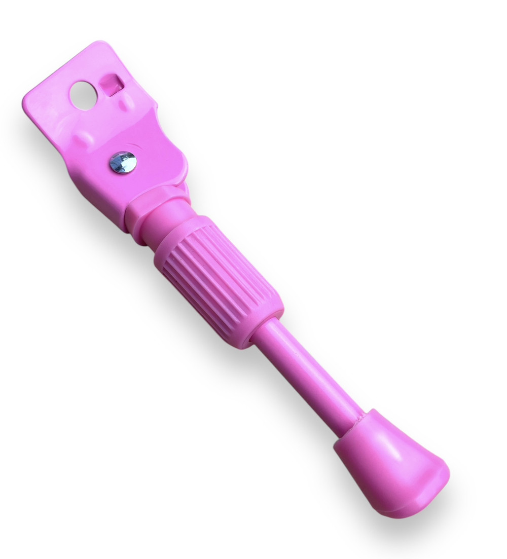 Підніжка на дитячий велосипед на колесо 12 дюймів рожева, фото 1