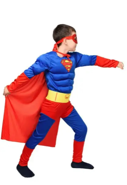 Костюм Супермен об'ємний (L 120-130 см) ABC