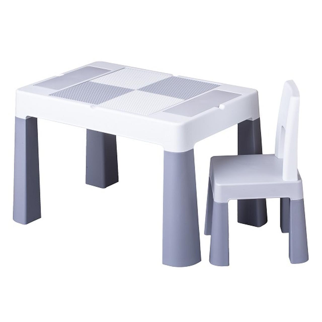 Комплект стол и стул Tega Multifun ECO set (table, 1 chair) MF-004-106 grey (серый)