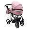 Коляска 2 в 1 Adamex Locco Tip TK-24 рожевий, фото 5