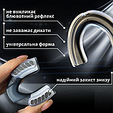 Капа для боксу зубів боксерська зубна силіконова спортивна Hechpro для боксерів чорно-біла HP-КАП1, фото 5