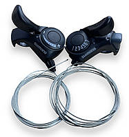 Манетки перемикання швидкостей під Shimano TOURNEY SIS index ST-TX30 3/7 (комплект)