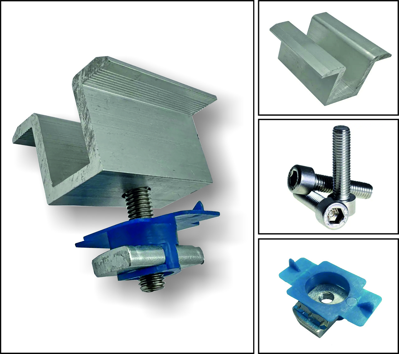 Притискач міжпанельний 30, 35 мм (комплект), фото 1