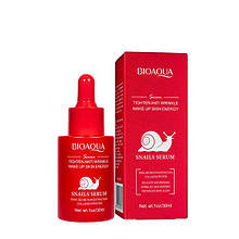 Сироватка для обличчя проти зморшок Bioaqua Tighten Anti-Wrinkle Wake Up Skin Energy Snail Serum 30 мл
