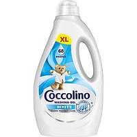 Гель для прання білих та світлих речей Coccolino Care washing gel White 2,72 л