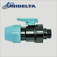 Кран кульовий Unidelta 20х1/2" РН ПНД