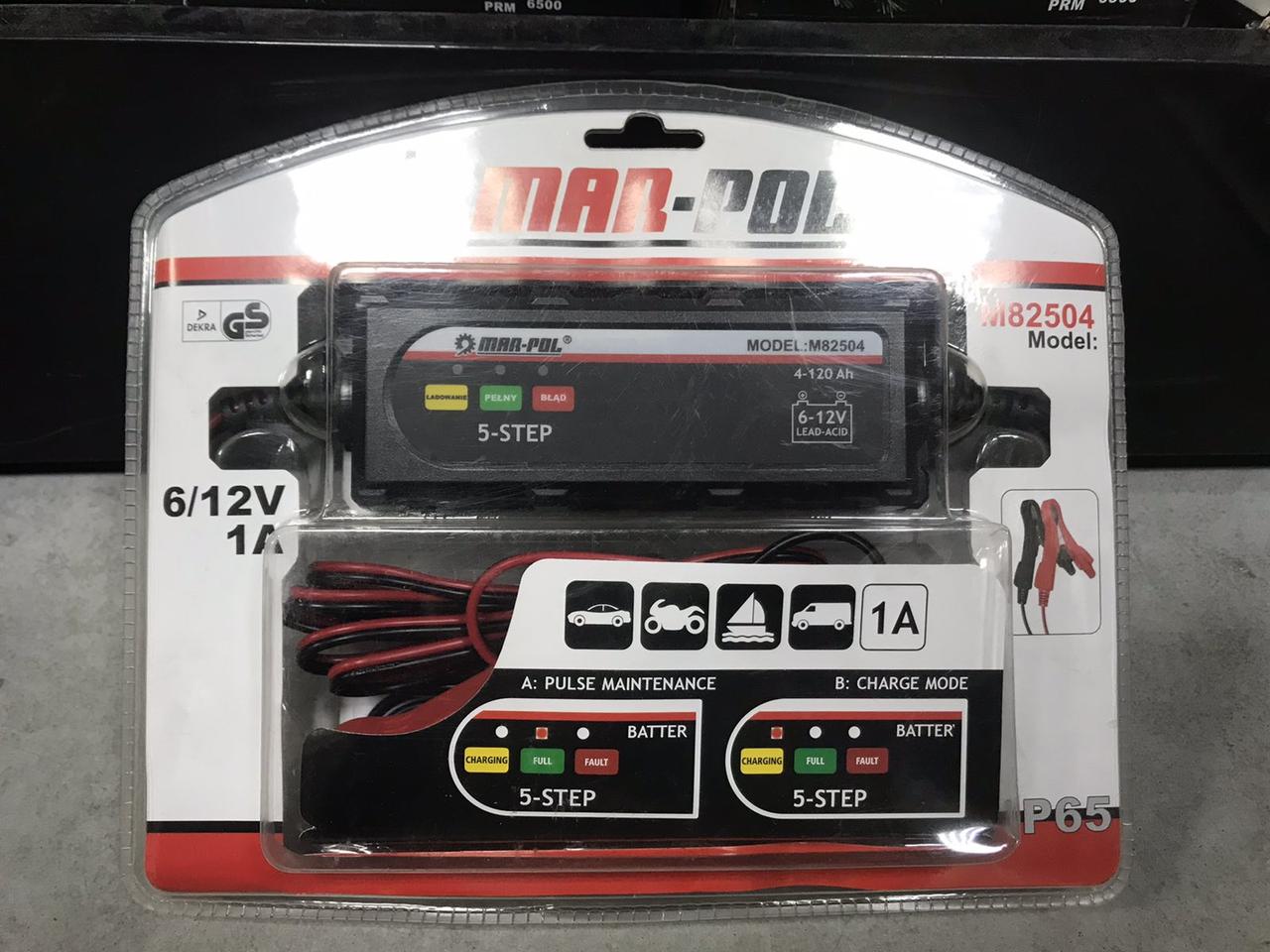 Зарядний пристрій MAR-POL M82504 6-12V 1Amp