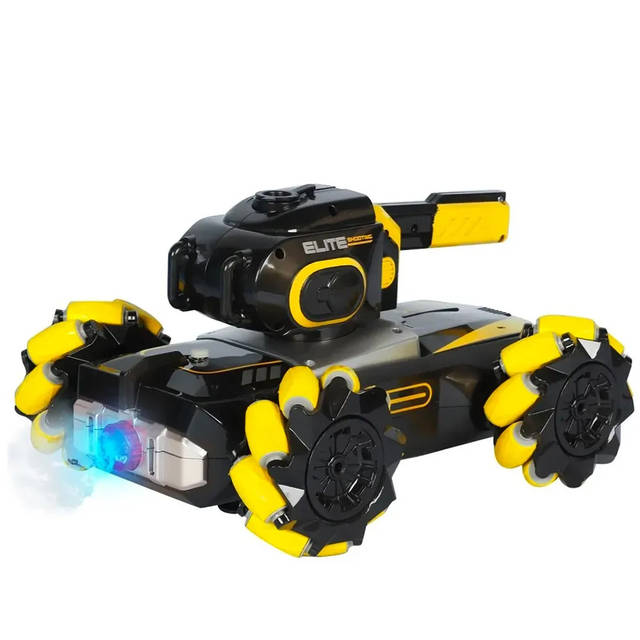 Танк 27 см на радиоуправлении с эффектом дыма и стреляет водой до