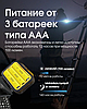 Налобний ліхтар Nitecore HA13 з білим та червоним світлом 350лм 3xAAA USB-C (7 режимів), фото 9