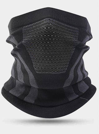 Зимовий термо баф, спортивний шарф на шию, фото 1