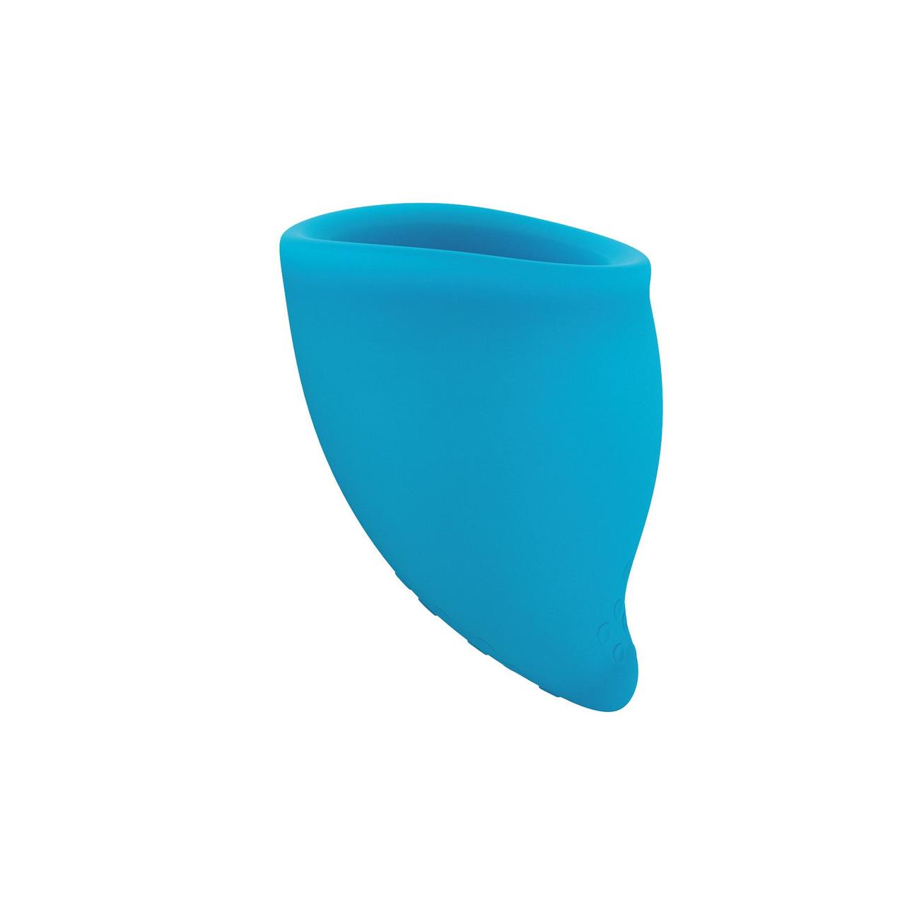 Менструальна чаша Fun Factory FUN CUP SIZE A, бірюзова, багаторазова, діаметр 4 см, обсяг 20 мл