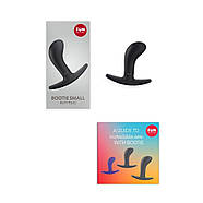 Анальна пробка Fun Factory BOOTIE S, чорна, діаметр 2,8 см, тонкий обмежувач, фото 4