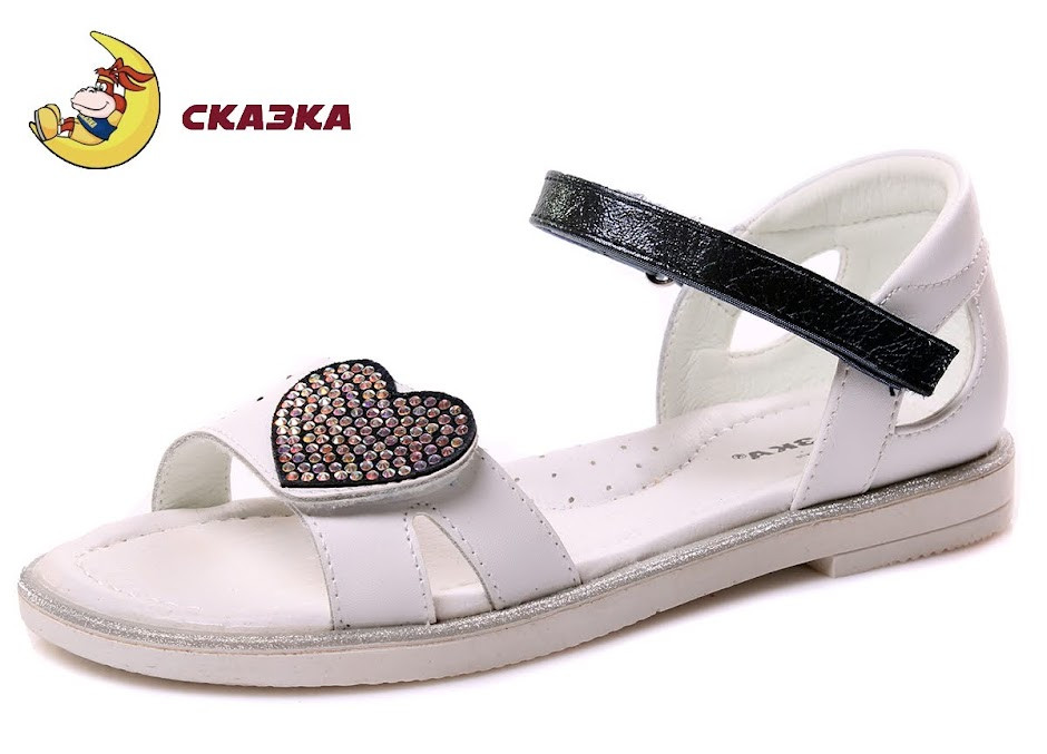 Босоніжки СКА R525931008W Heart Navy White 36р
