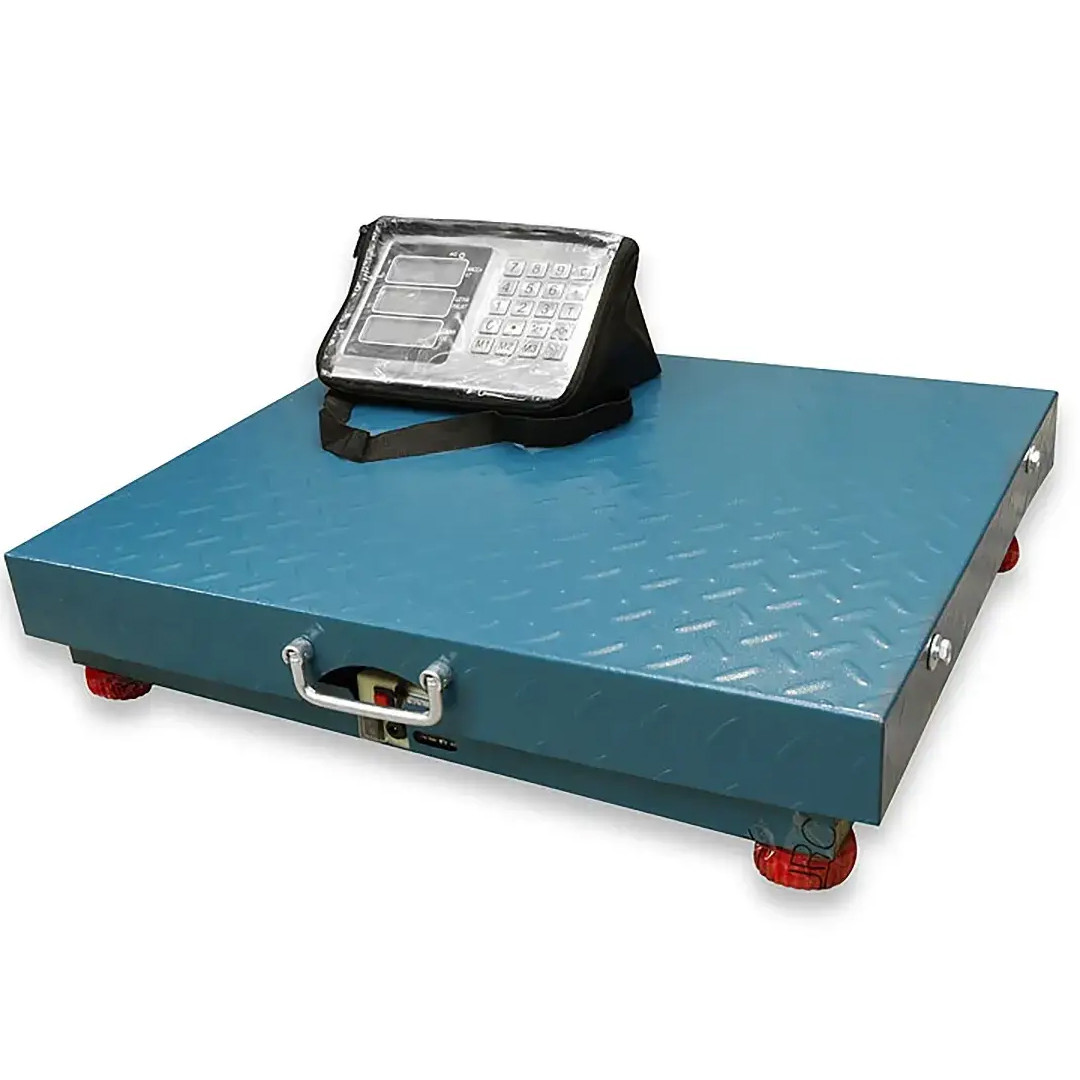Ваги електронні з WiFi до 600 кг 50х60 см на 4В з металевою платформою BITEK TCS-R2-600, фото 1