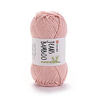 Yarnart JEANS BAMBOO (Джинс Бамбук) No 112 персик (Пряжа бамбук, нитки для в'язання)