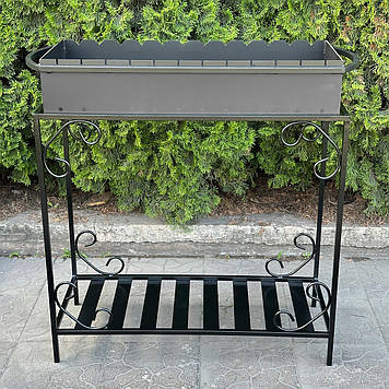 Мангал із дровницею на 12 шампурів 4 мм