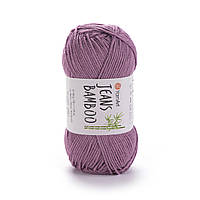 Yarnart JEANS BAMBOO (Джинс Бамбук) No 114 суха троянда (Пряжа бамбук, нитки для в'язання)