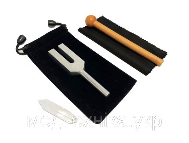 Камертон алюмінієвий із робочою частотою 4096 Гц для зцілення, релаксації, активації чакр, масажу, точкового масажу, звукотерапії