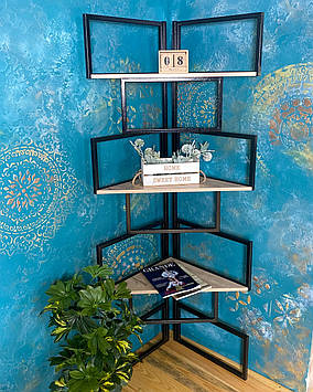 Кутова напольна полиця в стилі Loft вибір