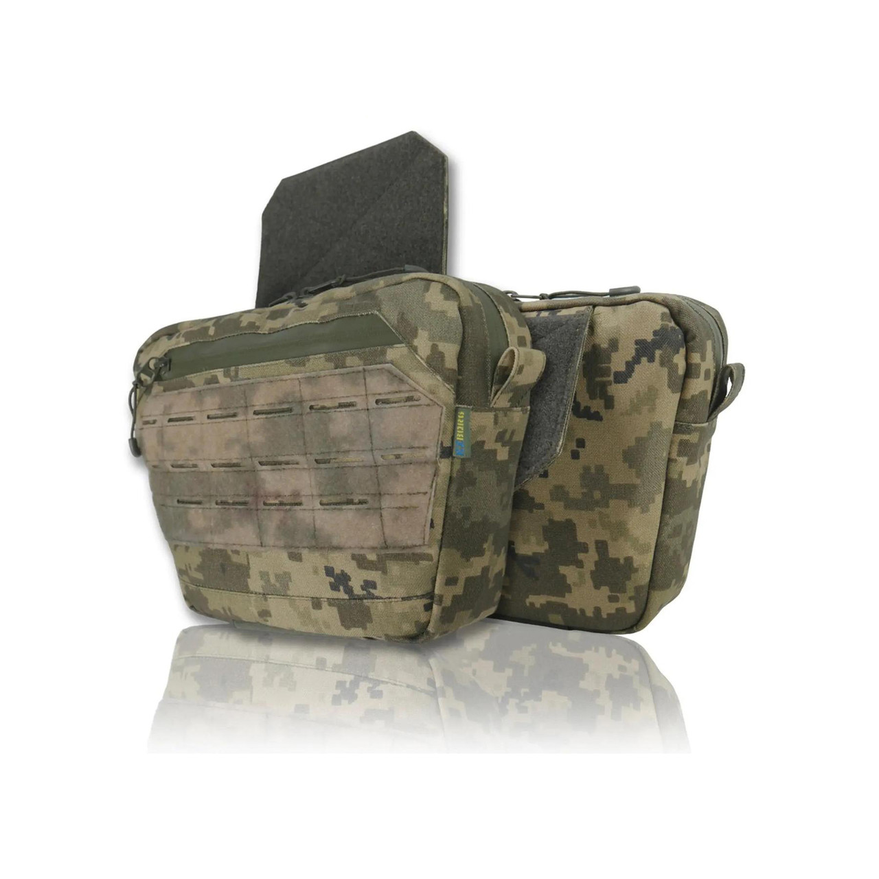 Сумка-напашник M(23х15,4х6 см) Kiborg GU Cordura Піксель з NIR просочення (для меньш помітного для ПНБ)