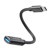 Кабель-перехідник Earldom ET-OT85 USB/Type-C 16см чорний