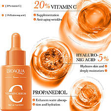 Сироватка для обличчя з вітаміном С Bioaqua Vitamine C Face Essence 30 мл, фото 4