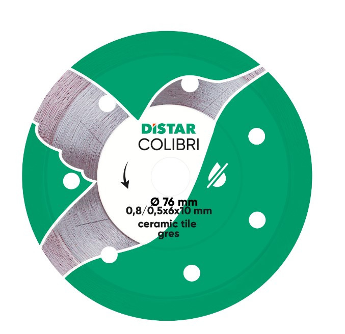 Алмазний диск для кераміки Distar 76x0,8 Colibri
