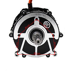 60V 1200W трифазний безщітковий електродвигун постійного струму, фото 5