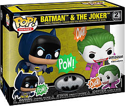 Набір Funko Pop! Heroes: Batman's 85th Anniversary — Batman and The Joker Фанко Бетмен і Джокер