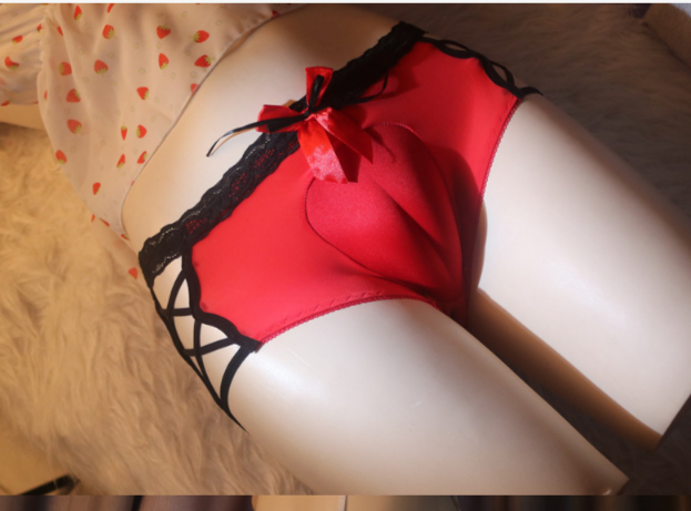 Стринги вагіна труси чорні. Накладна вагіна. Штучна вагіна, фото 1