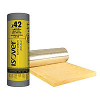 Мінеральна вата фольгована Isover Rio Alu 50 мм (14,4 кв.м) Isover Сауна 50мм