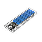 Зовнішня кишеня з радіатором XON MemoryCase для M.2 NVMe (PCIe) USB 3.1 Type-C (XSC5C13NV1PT 2155) Прозора, фото 4