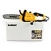 Електрична ланцюгова пила DeWalt DCM2800X1 (шина 30 см, 2.8 кВт) Електропила Деволт, фото 11