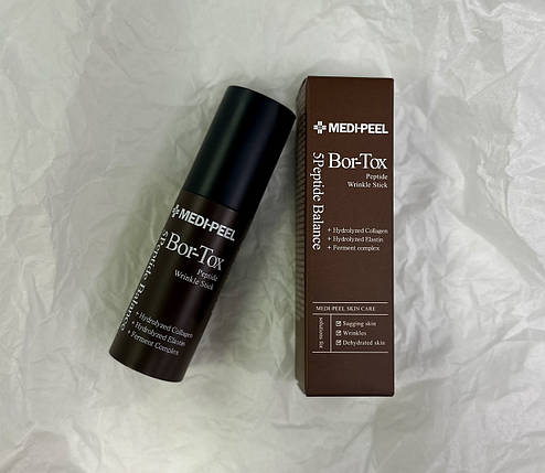 Ліфтинг-стик із пептидами та колагеном проти зморщок Medi-Peel Peptide-Tox Bor Wrinkle Stick 10g, фото 3
