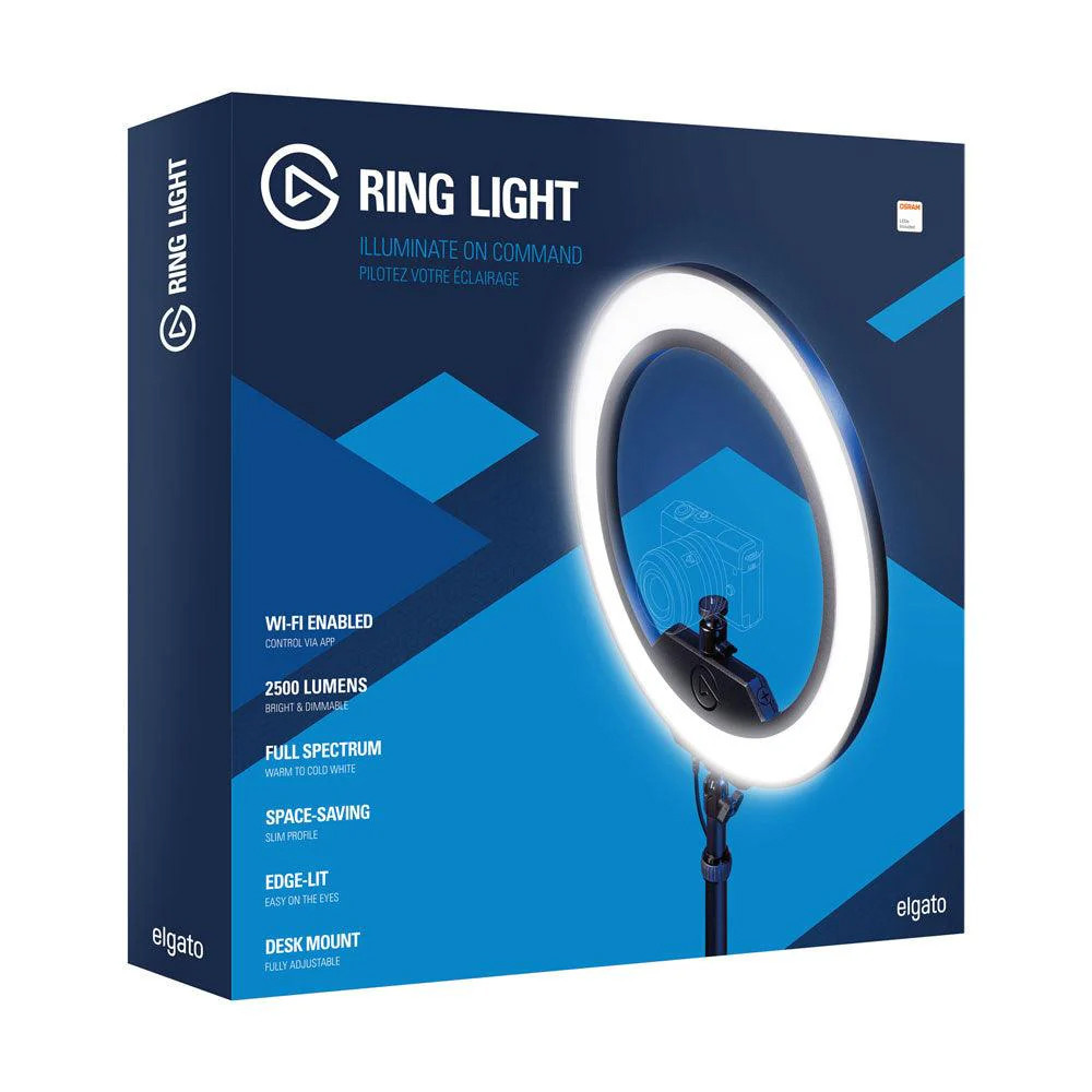Освітлення для стрімінгу Elgato Ring Light (10LAC9901)